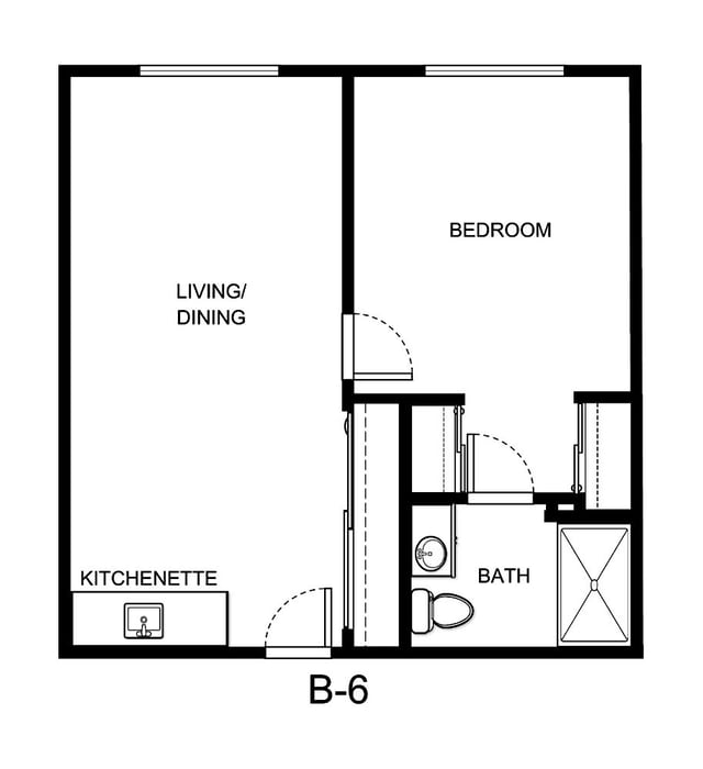 CFES_IL_Cedar Elm_1B 1BA_549 sq. ft.